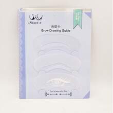 Kit de herramientas para dar forma a las cejas - Moldeador de cejas recto, Plantilla de cejas europea, Moldeador de cejas natural, Plantilla de cejas, Plantilla para dar forma a las cejas - Esencial para principiantes para delinear fácilmente cejas precisas