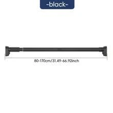 1 Piece, Adjustable Metal Pull Rod, Multi-Purpose Telescopic Rod, No Need To Punch Holes For Installation, Suitable For Shower Curtains, Hangers, Wardrobes, Bedroom Wardrobe Hangers, Multi-Function Balcony Hangers, Home Bathroom Accessories, Home Curtain Rods Home Bathroom Decor Fall Decor Back To School