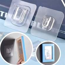 Powerful No Drilling Adhesive Hooks - 5 Pairs Multi-Functional Bathroom And Kitchen Waterproof Household Wall Hanging Mobile Utility Hooks With No Trace