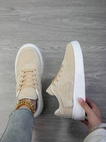 Damen Lässig Schuhe, Damen Sportschuhe, weiße Schuhe, Straßenschuhe, leichte Skateboard-Schuhe