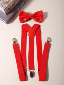 1 set Conjunto de tirantes con lazo a modo de clip en forma de Y ajustable, tirantes para los hombros para Halloween, fiesta de disfraces, banquetes, adecuado para adolescentes, uso casual de verano, al aire libre, atlético, de viaje, regalos de graduación o cumpleaños, accesorios de vestir diarios