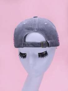 Gorra de béisbol unisex vintage desgastada de mezclilla, marca
