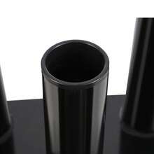 kangten Moderne vertikale Hantelhalter 5 Stangen Langhantelhalter Q235 Stahl - Schwarz - Übersicht 8