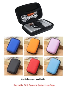 1pc CCD Camera Storage Bag, Compact Portable, Multi-Color Options, Great For New Year Gifts, Travel And Back To School, Ideal For Photography Enthusiasts - Multicolor - View 5