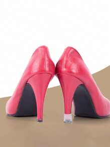 1 Pair Of Women's Latin Dance Wear-Resistant Silent Heel Protection Cover High Heels And Stiletto Cover Replacement Shoe Accessories