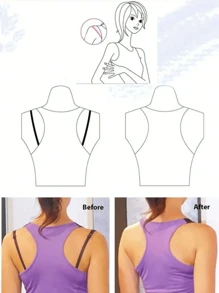 2pcs/4pcs Flower Bra Strap Clips, Invisible Non-Slip Bra Clips For Women Lingerie, Criss-Cross Strap, Transparent Buckle, Anti-Slip - Multicolor - View 3