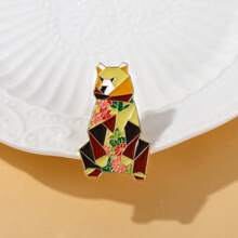 Bear Enamel Brooch Custom Decorative Brooches Ornaments Lapel Bag Badges Jewelry Gifts 2025 New Style - Multicolor - View 5