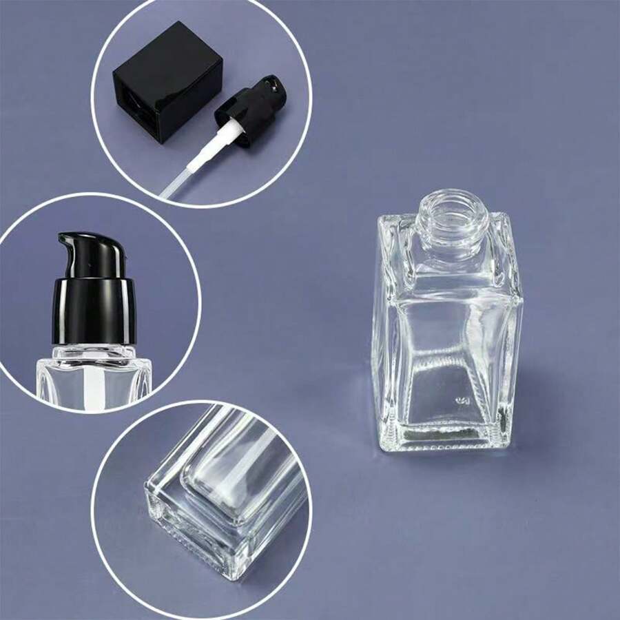 1pc 30ml Clear Refillable Perfume Atomizer Bottle, Suitable For Travel, Decanting Cosmetic Products