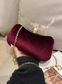 独特设计闪闪发光的水钻装饰手拿包，时尚小钱包，适合派对、宴会、情人节礼物 - 彩色 - 查看 2