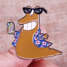 1 件可爱外星人戴眼镜翻领别针礼物，创意独特服装胸针徽章装饰，适用于背包、衣服、衣领、帽子、女性时尚配饰，理想礼物 - 彩色 - 查看 7