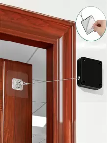 500-1200g Automatic Door Closer, Non-Drill, Non-Slam, Cushion Closing, Self-Closing Door Closer No-Drill