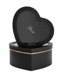 2Pcs 29cm+28cm Transparent Cover Heart Shaped Gift Boxes For Flowers Packaging With Clear Lid For Christmas, Graduations, Weddings, Birthdays, Groom Gifts, Engagement Wrap Flowers, Candy And Gifts, For Valentine'S Day