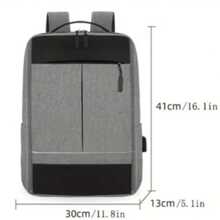 Sac à dos pour homme avec grand compartiment pour ordinateur portable de 15,6", plusieurs poches et port de chargement USB externe pour les voyages, le bureau ou un usage quotidien. Sac pour enseignant. Sac à dos pour cadeau de Noël d'hiver. Sac de voyage pour Thanksgiving, ordinateur, randonnée, randonnée, polyvalent, extérieur, portable.