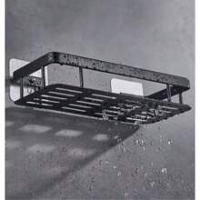 Suporte De Shampoo Organizador Alta qualidade Prateleiras De Banheiro Sem Furo Premium-Space Aluminium ES