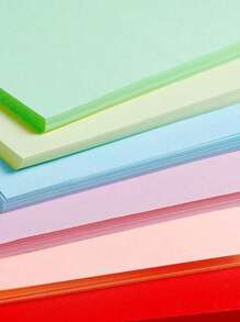 100pcs Assorted Color A4 Paper, 10 Colors, Suitable For Copying, Printing, Origami And Handcrafting,School Supplies,Back To School