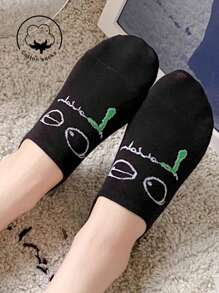 1/3/5/10 Pairs Of Men's Cotton Socks,Invisible Socks,Short Socks,Grey Socks,Autumn/Winter/Spring/Fall/Summer Socks,Breathable, Moisture Wicking, Sports, Business, Leisure, And Seasonal Socks - Multicolor - View 5