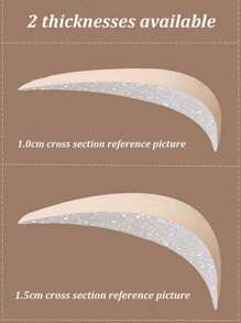 Hombreras invisibles y extraíbles, hombreras de esponja transpirables, hombreras reutilizables y autoadhesivas para mujeres, herramientas para hombros de ángulo recto para mujeres y hombres con hombros altos y bajos, adecuado para chaquetas y camisetas, hombreras sin costuras con almohadillas de esponja antideslizante