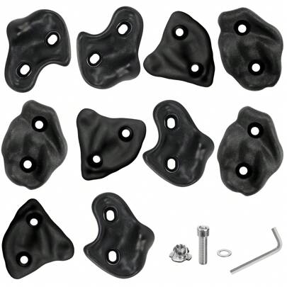 10 PCS  Climbing Training Kit Outdoor Climbing Training Set Colorful Durable Adjustable Safety Harness Climbing Wall Equipment Play Gym Gear Portable Easy Carry Fun Activity Set