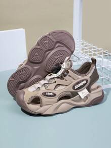 Kids Spring/Summer Sports Sandals, Lightweight Breathable Anti-Collision, Rotatable Buckle Design, Non-Slip Sole, Easy On/Off For Daily Wear, Vacation, Outdoor, Beach, School - Multicolor - View 5