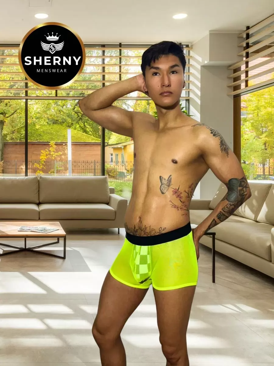 SHERNY BOXER WITH GREEN JACKET