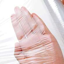1 Roll Cling Wrap, Tear-Off Design, Microwave & Refrigerator , 50M Length, PE Film - Transparent - View 8