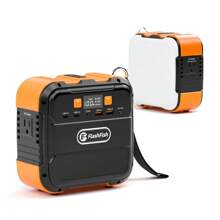 FF Flashfish Flashfish 120W Portable Power Station, 98Wh/26400mAh Solar Generator Backup Power Battery Pack With AC/Type-C/USB/Flashlight, 110V Power Bank For Charging Laptop Phone Tablet In Camping RV Van Trip - US A Type Plug(110-127V) - View 1