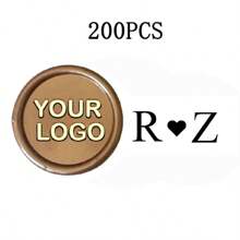 200 Pcs Wax Seals Stickers, Custom Logo Wax Stickers, Handmade Wax Seal Stickers For Wedding Invitation, Self-Adhesive Envelope Wax Stickers-Bronze,Back To School,School Supplies,Multi-Functional,Ornamental,Reusable,Modern,Colorful,Cute,Vintage,Cartoon,Kawaii,Custom,Personalized,Unique,Customized,Workers,Clients,Students,For Business/Work/Office,For School,School Supplies,Back To School,For Office,For School,For Classroom,For Teacher Gifts,For University,For Colleague,For Dorm Rooms,For Teacher,For Boys And Girls,For Teenagers,Junior High School Students,Middle School Students,High School Senior High School Students,College Students,University Students,Freshman,Sophomore,Underclassmen
