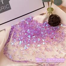 Mini asymmetrische Form Aurora Strass Nail Art Dekoration, kleine Nail Jewelry und Accessoires, super glänzende Nail Zubehör Nägel Nail Charms Nail Gems