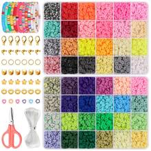 1009pcs/4800pcs Elegant DIY Jewelry Making Kit, 48 Colors Polymer Clay Beads, Polymer Bead Bracelet Set, Friendship Bracelets And Gifts, Bracelet Making Supplies, Valentine's Day Gifts, Holiday Party Gifts - Polymer Clay - View 10