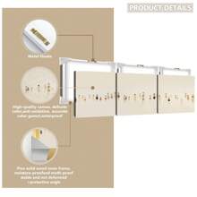 1 件，帆布挂画，Lakelz 装饰极简主义抽象油画艺术印刷品，油画效果，现代艺术装饰经典风格，大型横向墙壁艺术，适用于客厅、卧室、餐厅、教室、室内和室外使用礼物生日毕业 - 彩色 - 查看 5