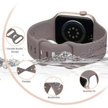 10 Pacotes de Pulseira À prova d'água Compatível com 38mm 40mm 41mm 42mm 44mm 45mm 46mm 49mm, Homens e Mulheres, Pulseira Esportiva de Silicone Macio Compatível com Séries 10, SE, 9, 8, 7, 6, 5, 4, 3, Ultra