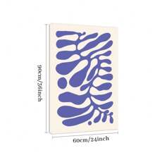 1pc Framed Canvas Poster Abstract Wall Art Canvas Paintings Ideal Gift For Bedroom Living Room Corridor Wall Art Wall Decor Room Decoration - 黑色 - 查看 7