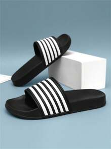 Men's Summer Outdoor Slippers, Fashionable Versatile Sports Casual Hook And Loop Sandals, Outdoor Beach Shoes For Teenagers - Black - View 4