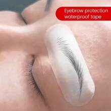 4pcs Wild Eyebrow Shaping Microblading Practice Silicone Pads, Waterproof Eyebrow Stencils, Skin Practice Tattoo Transfer Paper For Permanent Makeup Training
