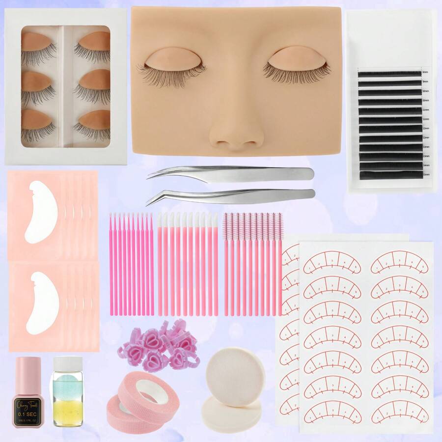 Lash Extension Supplies Eyelash Extension Kit, Eyelash Model Eye Module ...