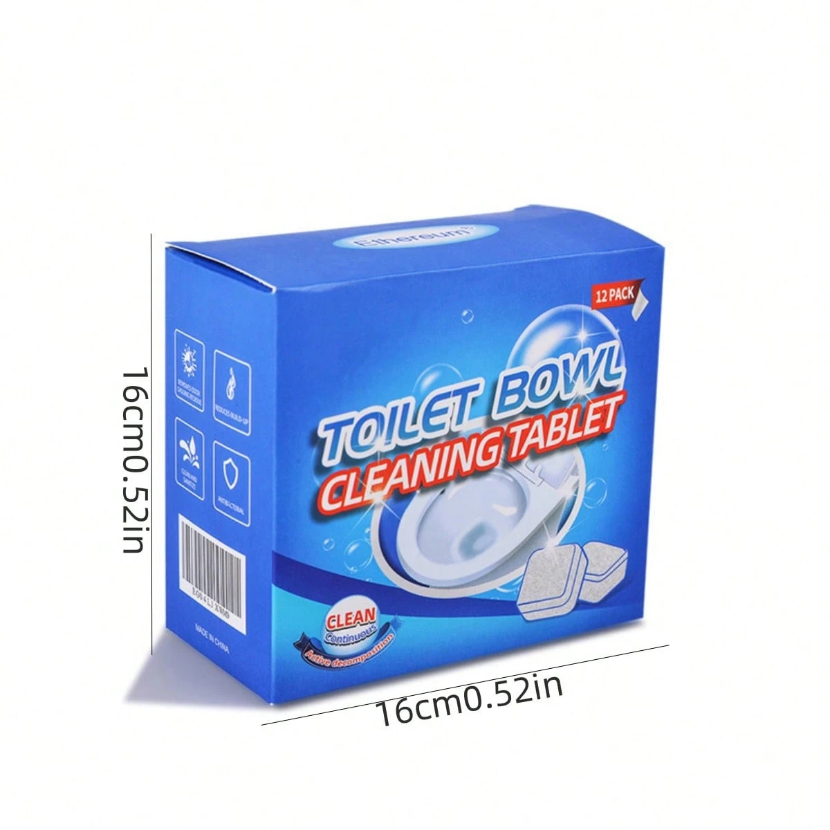 Bastoncini concentrati multifunzionali per la pulizia della toilette