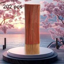 [Popular Choice] 21/51/101pcs High Quality Aromatic Incense Sticks - Cherry Blossom Scent, Suitable For Meditation/Hotel Sleep/Bath/Odor Removal, Etc. - Multicolor - View 7