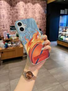 HANCAI Vibrant Fireworks Design Phone Case, Made Of Soft TPU Material To Provide Protection. A Unisex Ideal Gift, Suitable For Easter Phone Case, Rabbit Eggs. Compatible With IPhone 16, 15, 14, 13, 12, And 11 Plus Pro Max Models. - Blue - View 5