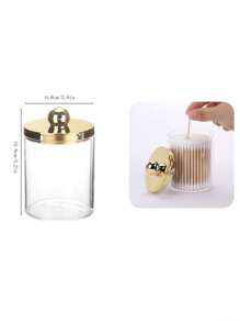 3 Packs Makeup Dispenser, Qtip Holder Dispenser Set, Medicine Bottle With Lid Storage Box For Swabs, Bath Salts, Makeup Pads, Hair Accessories