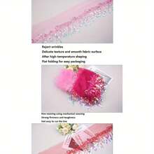 1 Stück Traumhafte Quaste Weidenblatt Pailletten Spitzenborte, Bekleidungs DIY Accessoire, schillernde Pailletten Fransen - Verschiedenfarbig - Übersicht 7