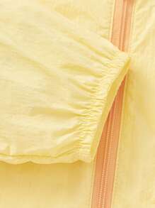 Balabala Baby Hooded Sun Protection Jacket, 2025 Summer Lightweight Outerwear - Light Yellow - View 7