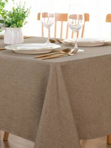 1 件装防水、防溅、防污、耐用、优雅现代桌布。厚实、抗撕裂的合成亚麻长方形桌布，多种尺寸可选，可机洗。适用于日常使用、派对、节日、用餐、咖啡馆、特殊场合、晚餐、早午餐、聚会、烧烤、自助餐、婴儿派对、室内外活动、婚礼等。 - 摩卡棕 - 查看 6