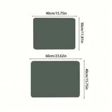 1 pieza Alfombrilla de secado de platos de unicolor, alfombrilla antideslizante, absorbente y resistente al desgaste para máquina de café, alfombrilla de lodo de diatomeas suave para drenaje, alfombrilla para barra de restaurante, alfombrilla para mascotas, alfombrilla para vajilla, alfombrilla para baño, alfombrilla para encimera, con decoración de mesa, suministros de cocina para el hogar