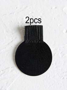 1 件自粘圆形笔筒，防水皮革表面便携式笔夹，适用于家庭、办公室和学校，笔记本配件返校，返校，学校用品