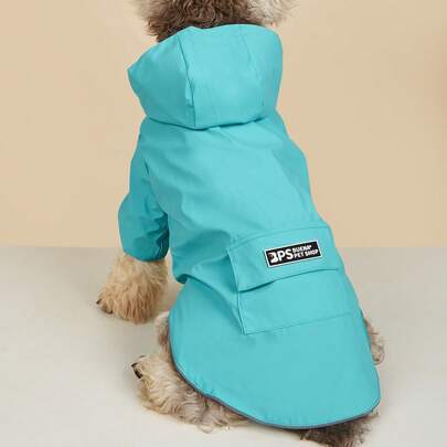 1Pc Hooded Pet Rain…