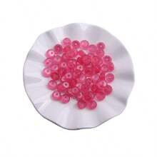 12mm 20/50/100pcs Pack Mix Colorful Color Stock Resin Flat Rhinestone Spacer Rondelles Beads For Beadable Pen Keychain Fashion Chunky Necklace Bracelet DIY Jewelry Making