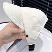 1 pieza Visera de sol con Top abierta, diseño de tela de red anti-UV de verano, protector facial elegante, apto para usar mascarillas