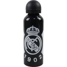Real Madrid Aluminum Bottle Official License - Real Madrid Aluminum Bottle Capacity 500 Ml And Hermetic Seal - Real Madrid Aluminum Bottle Easy To Clean And Refill ⚫ FREE Shipping ✅ 24/48h Delivery To Spain (Peninsula)