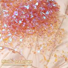 Mini asymmetrische Form Aurora Strass Nail Art Dekoration, kleine Nail Jewelry und Accessoires, super glänzende Nail Zubehör Nägel Nail Charms Nail Gems