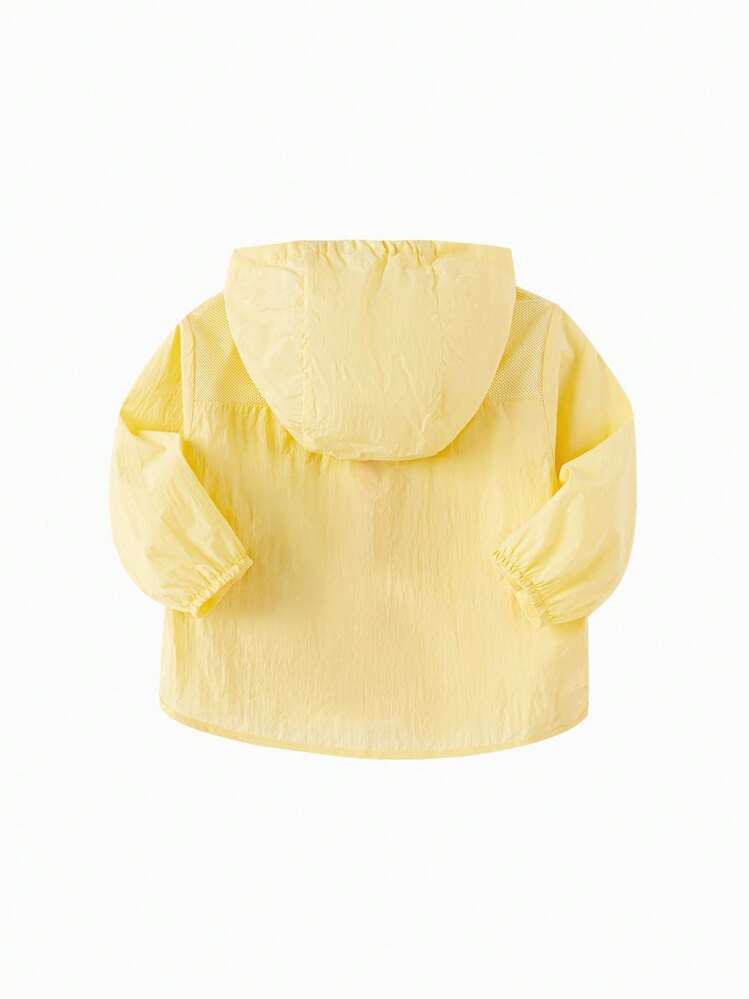 Balabala 嬰兒連帽防曬夾克，2025夏季輕便外套 - 淺黃 - 查看 5